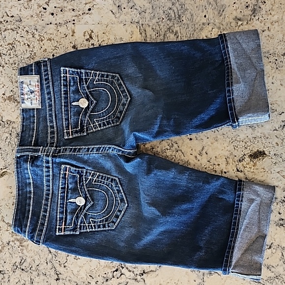 True Religion Bermuda Jean Shorts - Picture 1 of 13